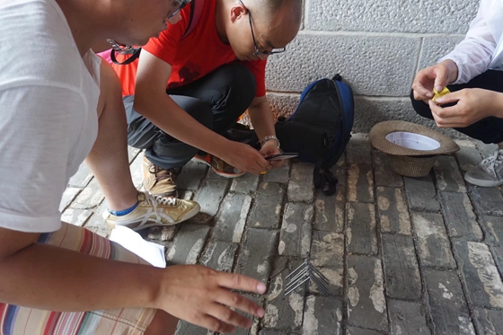 新员工在大鹏古城进行拓展培训
