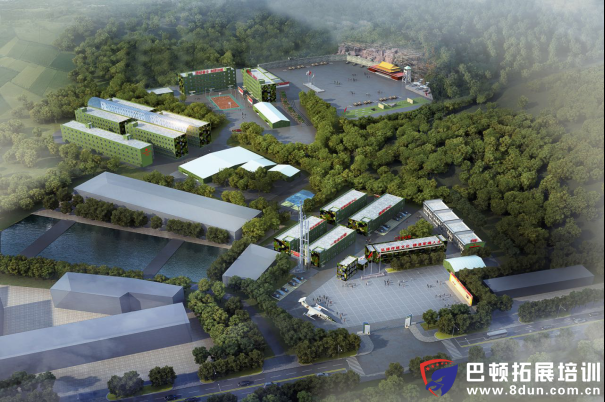 新长征军事基地鸟瞰图